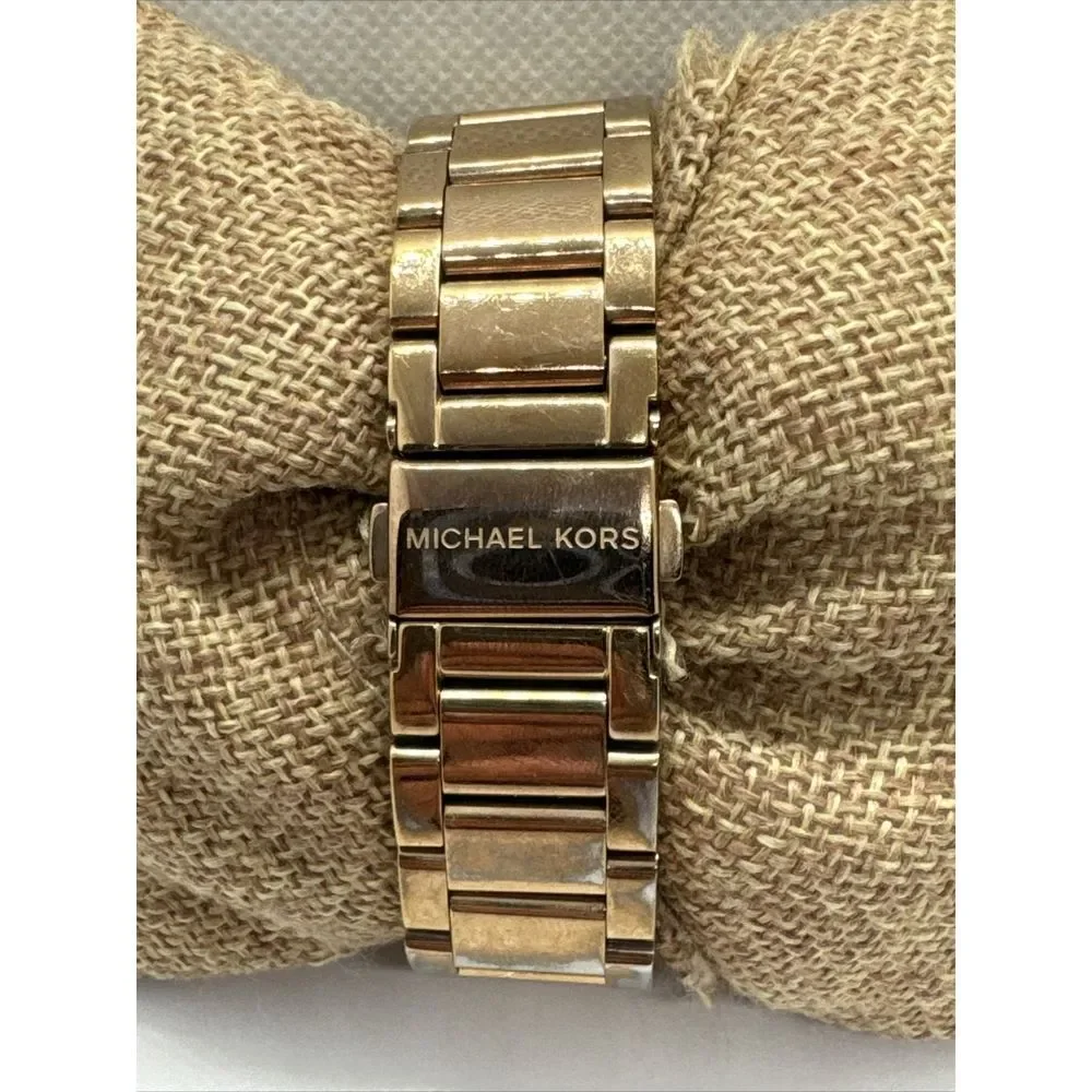 Michael Kors Catlin MK3356 Women's Rose Gold-Tone Analog Dial Wrist Watch JNA844